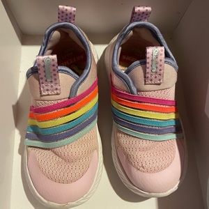 Toddler size 8 Skechers Sneakers rainbow